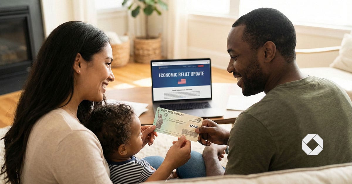 Cheque de US$2.000 nos Estados Unidos